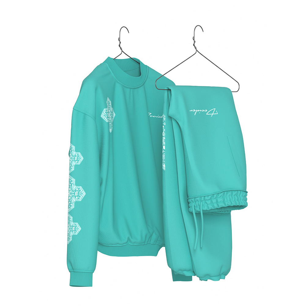 Diamond Crib Emerald Sweatshirt